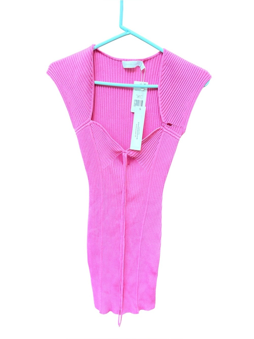 SIMKHAI Dylan Mini Dress, Pink - Picture 2 of 10